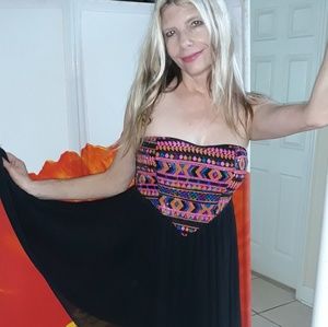 Anthropologie San Souci dress large new